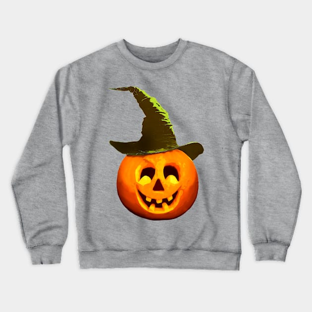 Pumpkin face Crewneck Sweatshirt by SafSafStore